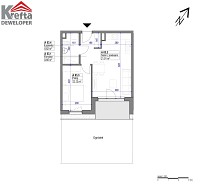 Nowe mieszkanie A 03 | 43.25 m2 | 0