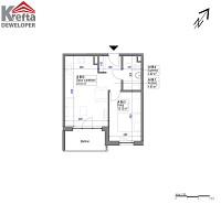 Nowe mieszkanie A 09 | 43.25 m2 | 1