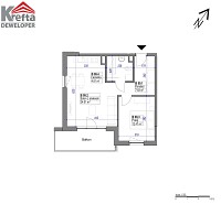 Nowe mieszkanie B 09 | 49.72 m2 | 1