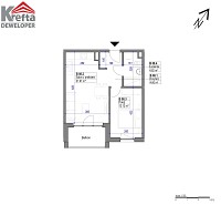 Nowe mieszkanie B 08 | 43.25 m2 | 1