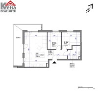 Nowe mieszkanie B 15 | 63.60 m2 | 2