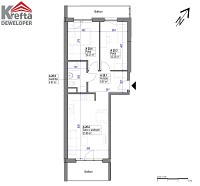 Nowe mieszkanie A 20 | 62.24 m2 | 3