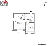 Nowe mieszkanie B 19 | 49.72 m2 | 3