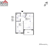 Nowe mieszkanie B 17 | 43.25 m2 | 3